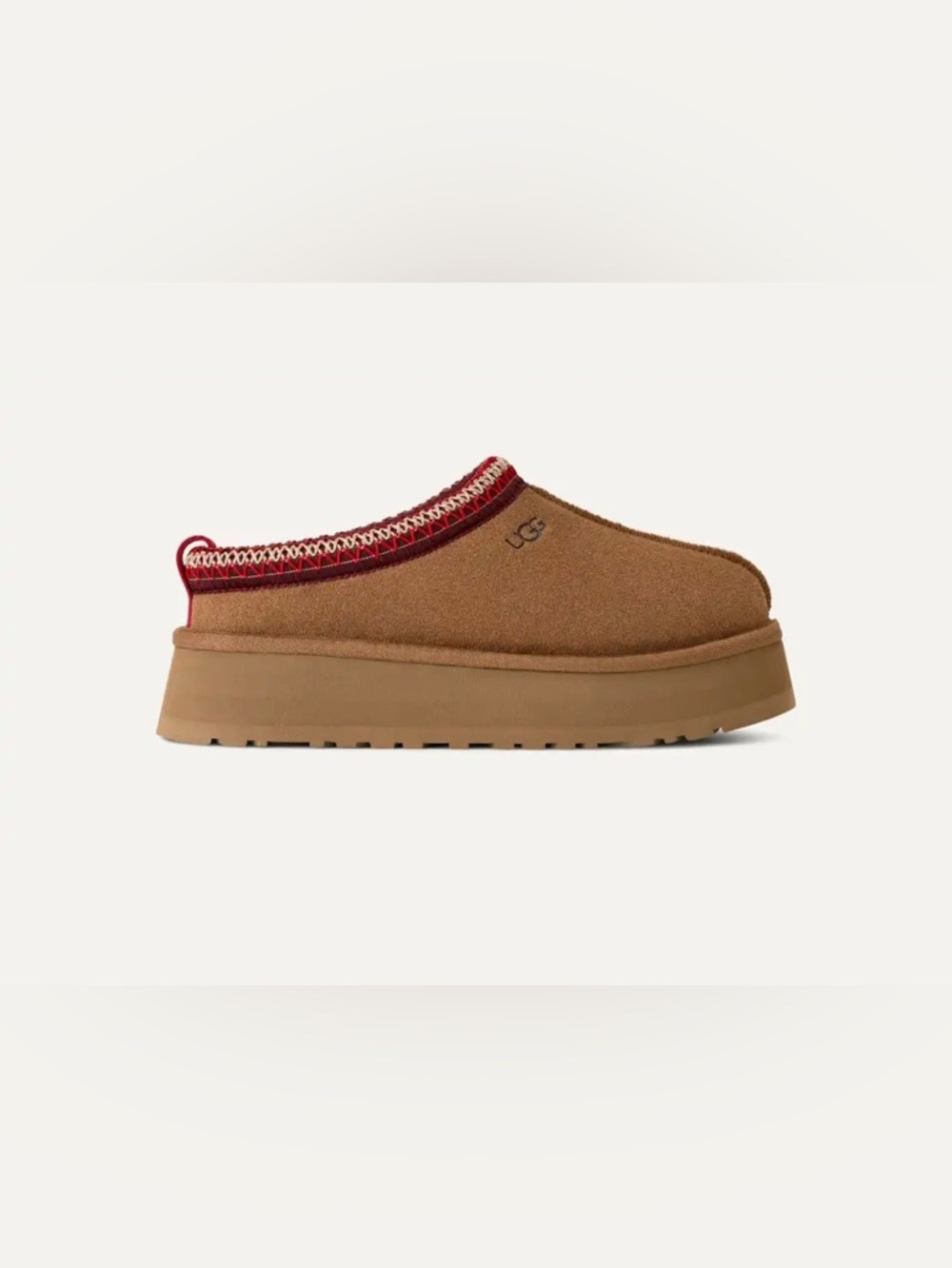 Ugg Tazz ll Lightweight Platform Slip Ons Chestnut Brown Size 7 - Picture 8 of 8